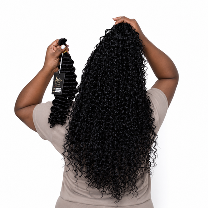 VINTY Boho Human Hair Bulk | Deep Wave