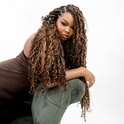 VINTY Boho Human Hair Bulk | Deep Wave