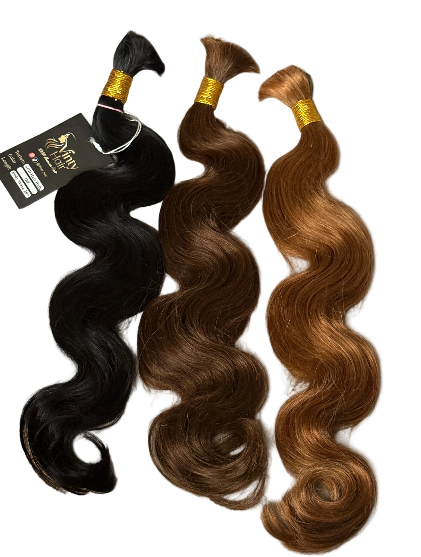 VINTY Boho Human Hair Bulk | Body Wave