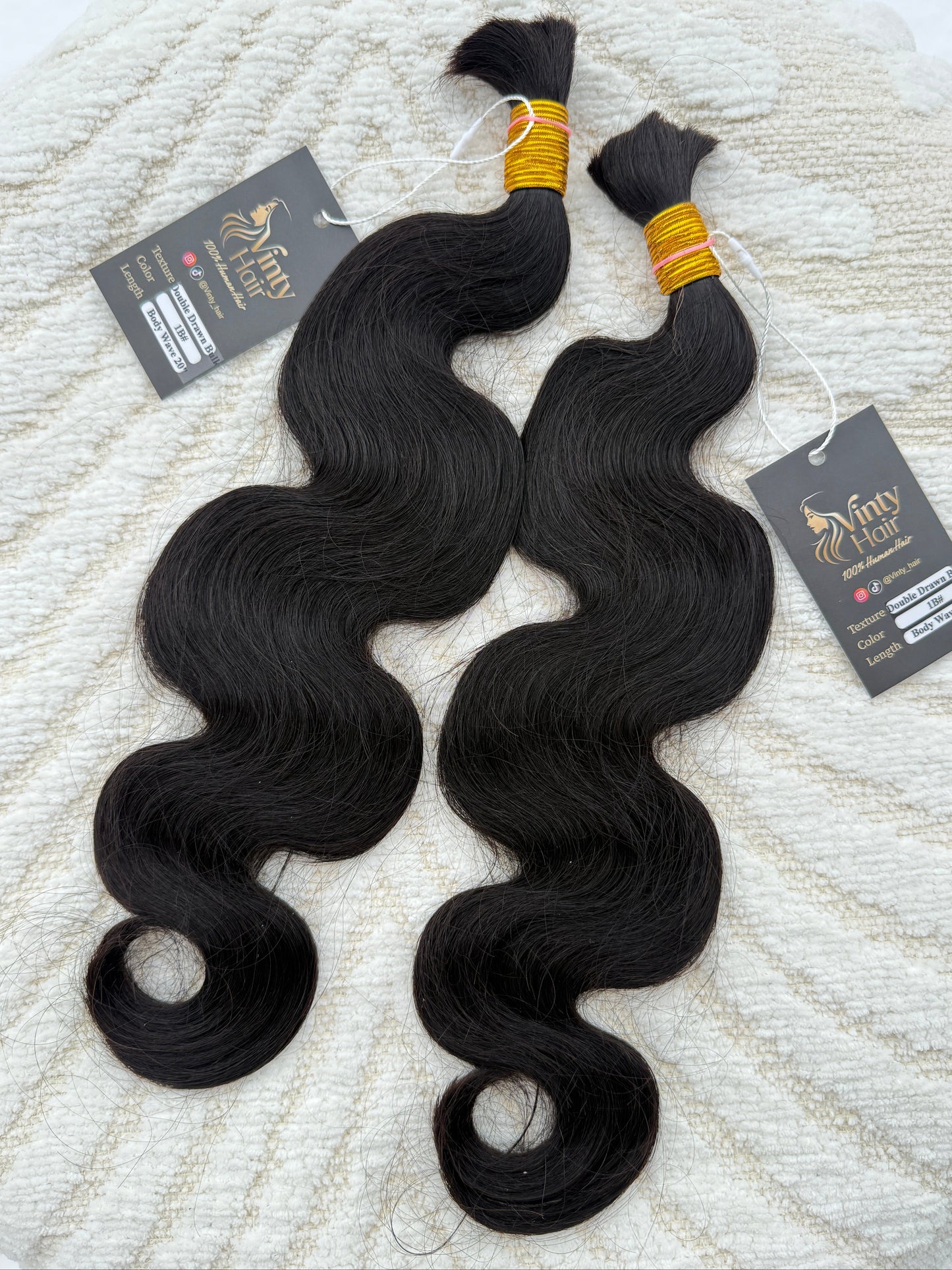 VINTY Boho Human Hair Bulk | Body Wave