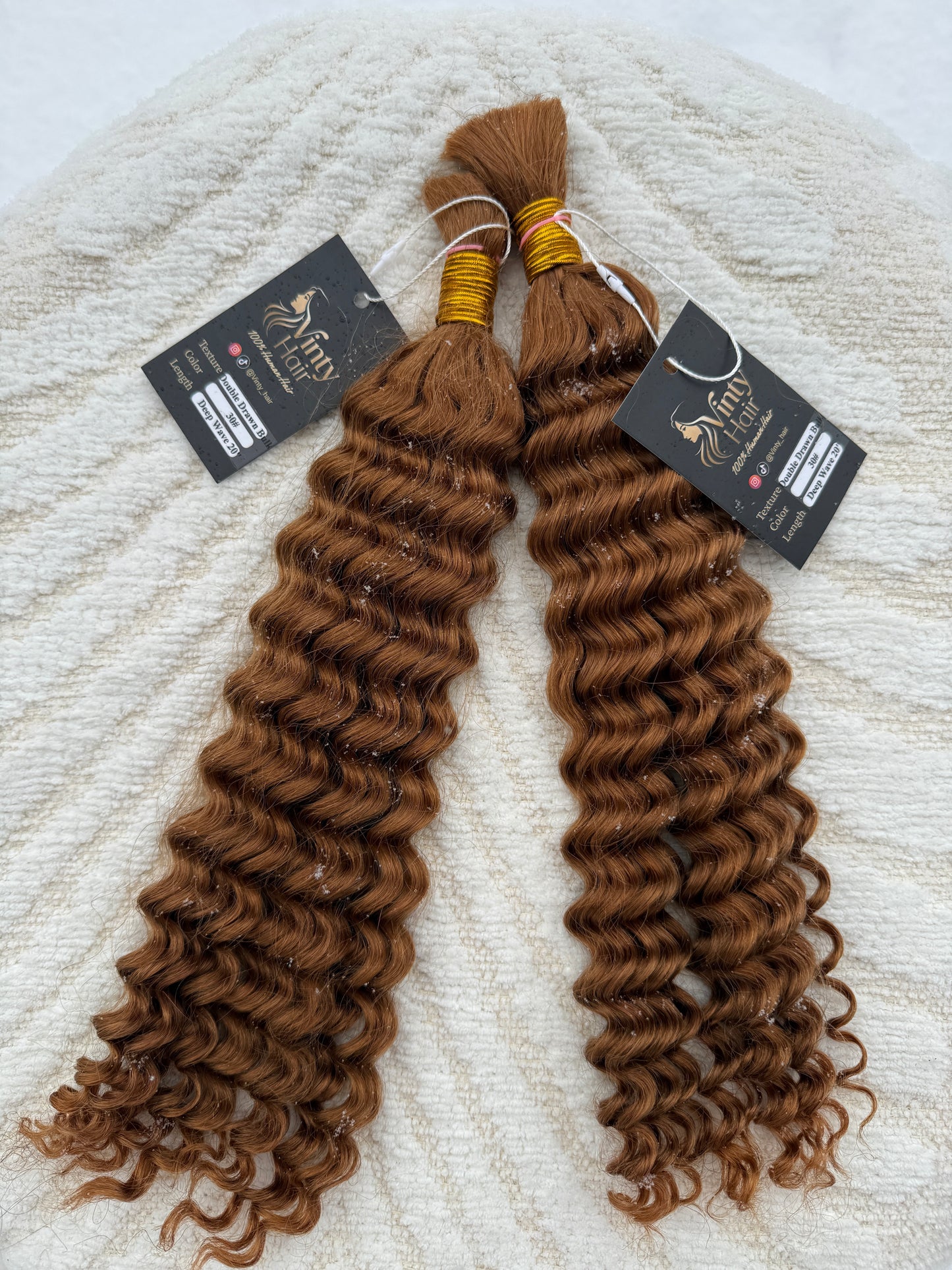 VINTY Boho Human Hair Bulk | Deep Wave