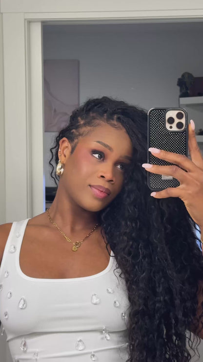 VINTY Boho Human Hair Bulk | Deep Wave